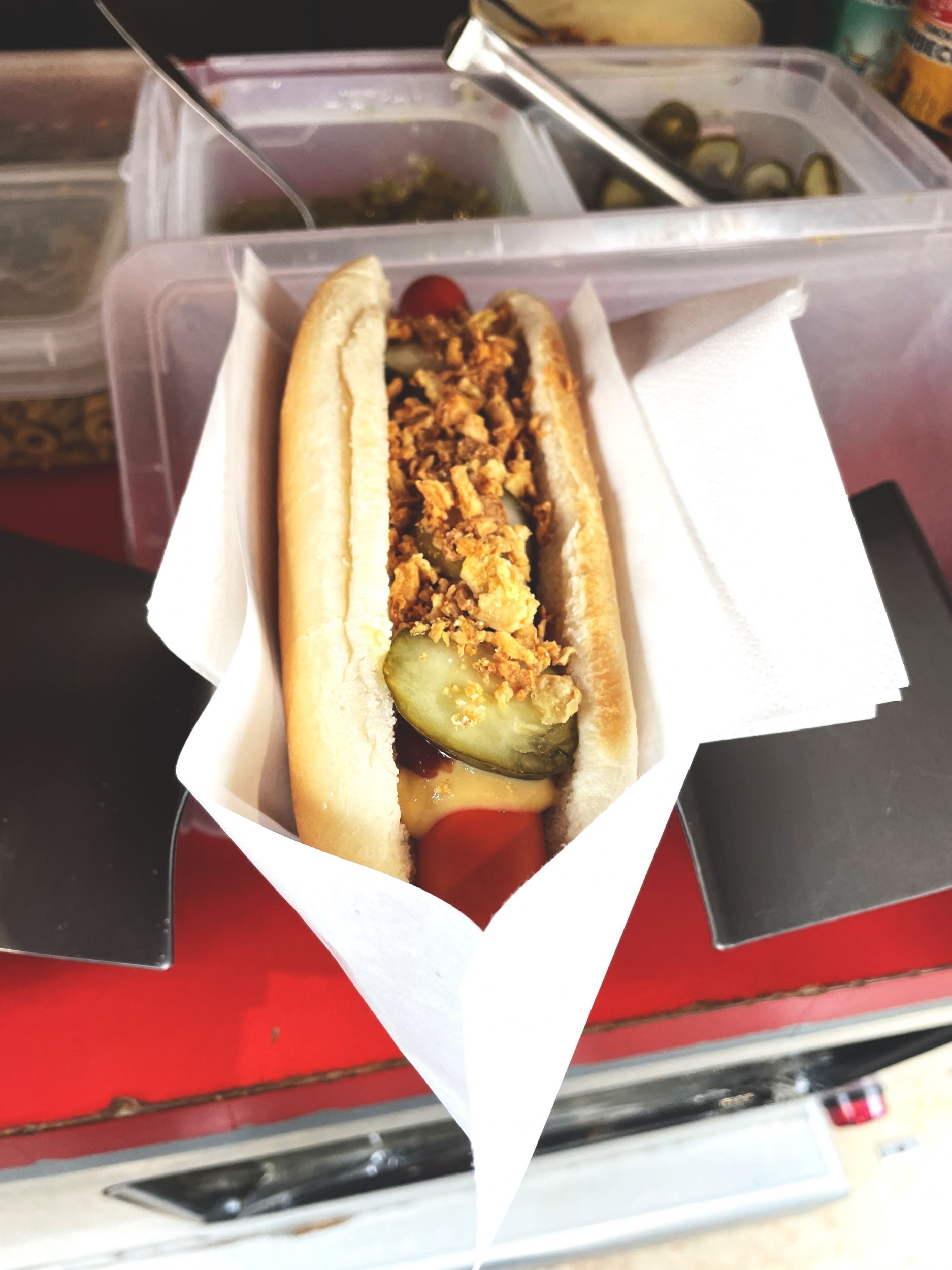 Hot-dog chez Mosaïque